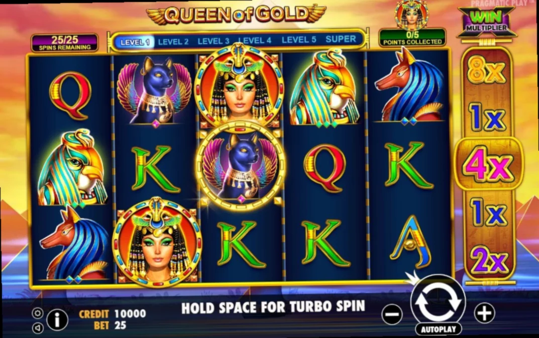 Queen of Gold von Pragmatic Play